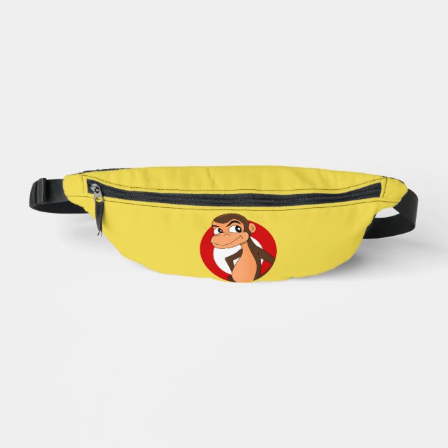 Chimp cartoon  Bum Bags (Front)