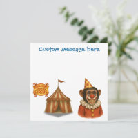 Chimp clown. Add your own message.