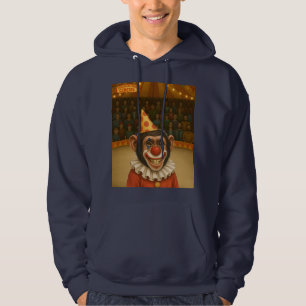 Chimp clown hoodie