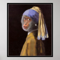Chimp With The Pearl Earring