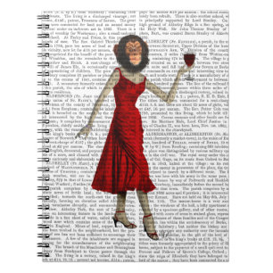 Chimp With Wine Notebook