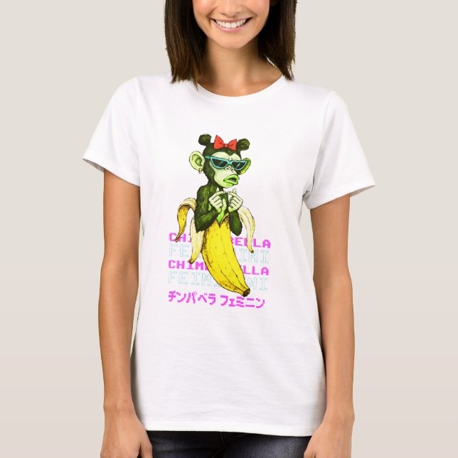 Chimpabella Feminimini (K-POP Heart) T-Shirt (Front)