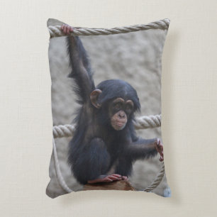 Chimpanzee 017 decorative cushion