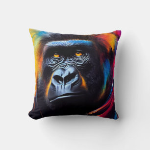 Chimpanzee Ape Animal Discovery Adventure Nature Cushion