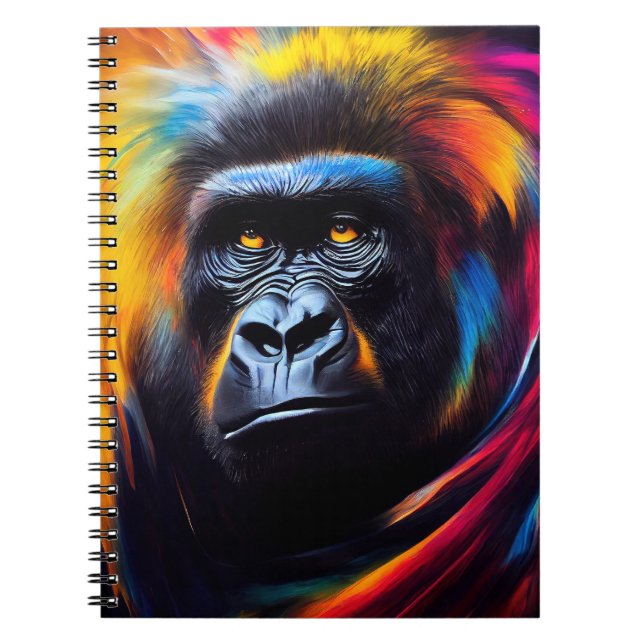 Chimpanzee Ape Animal Discovery Adventure Nature  Notebook (Front)