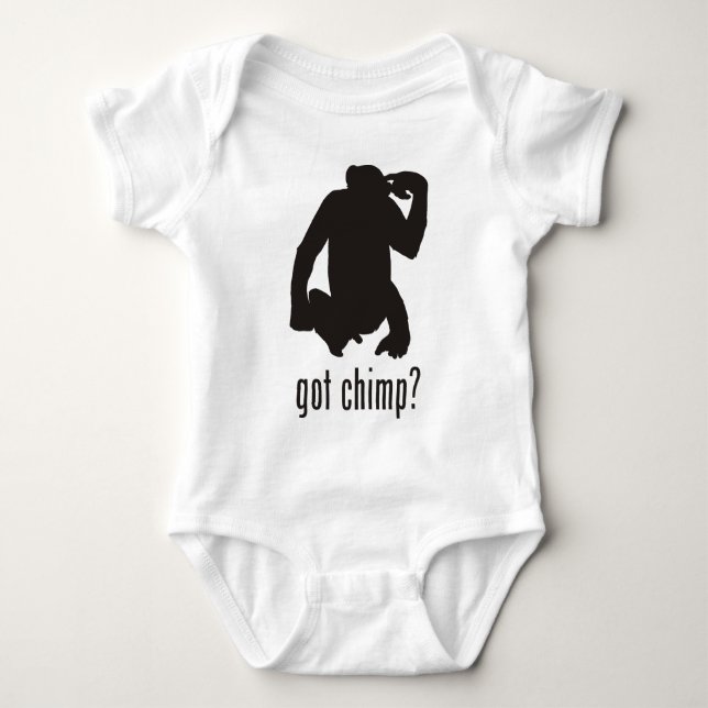 Chimpanzee Baby Bodysuit (Front)