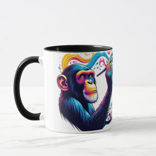 Chimpanzee Coffee Mug (Left)
