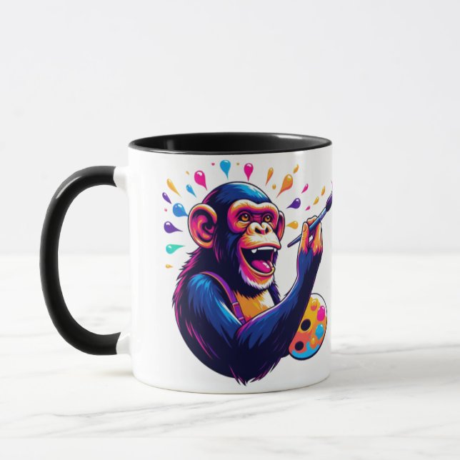 Chimpanzee Coffee Mug (Left)