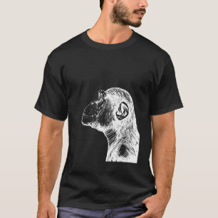 Chimpanzee Coloured Love Women Cute Laughing Chim T-Shirt