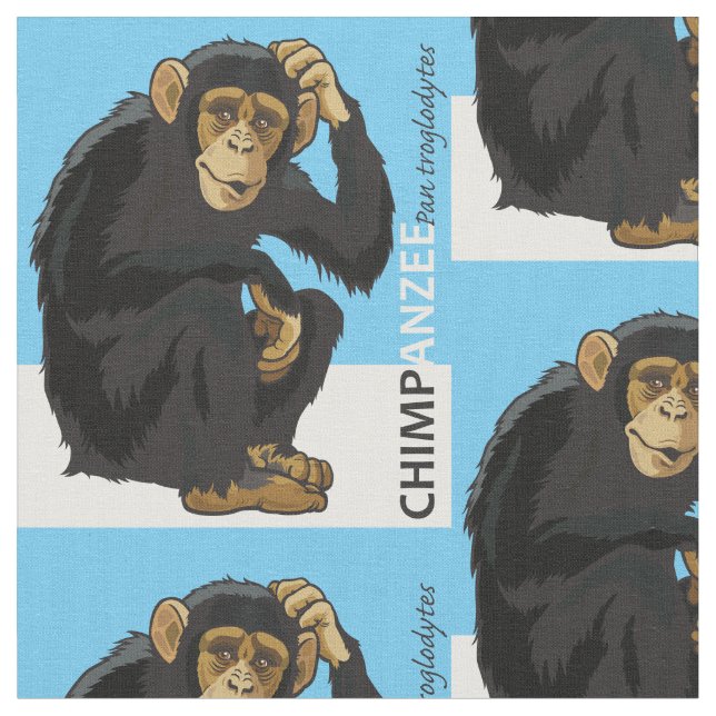 chimpanzee fabric (Close Up)