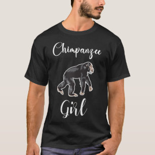 Chimpanzee Girl Monkey Chimpanzee Lover I Love Chi T-Shirt