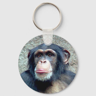 Chimpanzee Key Ring