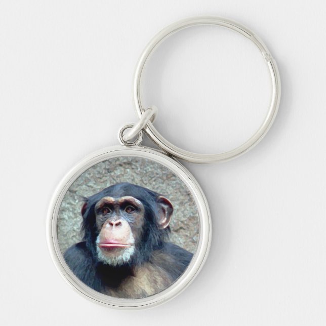 Chimpanzee Key Ring (Front)