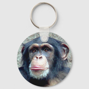 Chimpanzee Key Ring