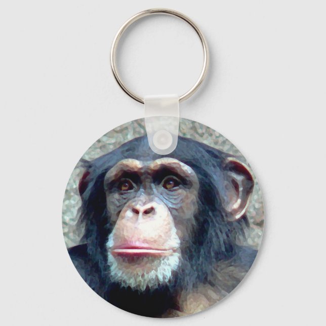 Chimpanzee Key Ring (Front)