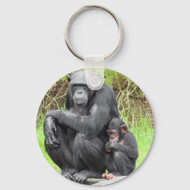 Chimpanzee Key Ring (Front)