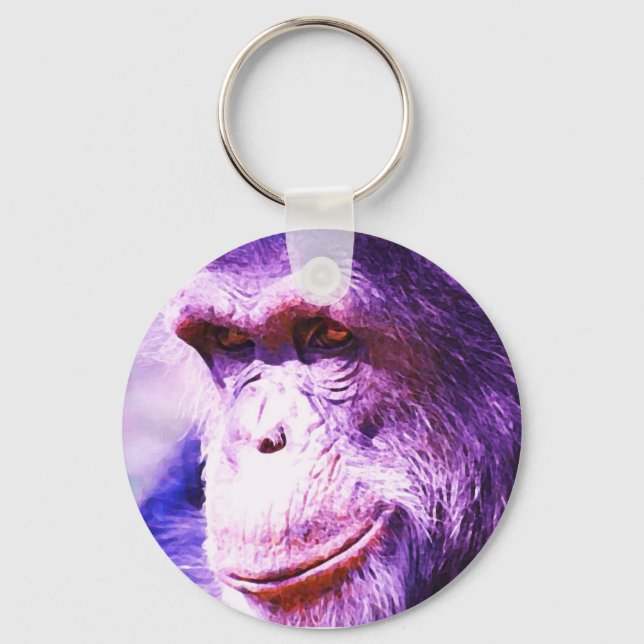 Chimpanzee Key Ring (Front)