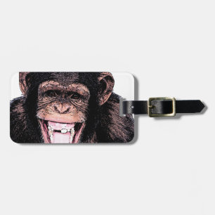 Chimpanzee Luggage Tag