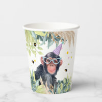 Chimpanzee Monkey Party Animals Birthday Safari