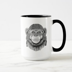 Chimpanzee Motorcycle Rider Mug