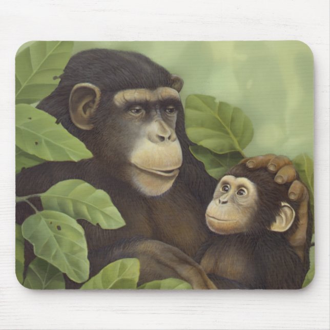 Chimpanzee Mouse Mat (Front)
