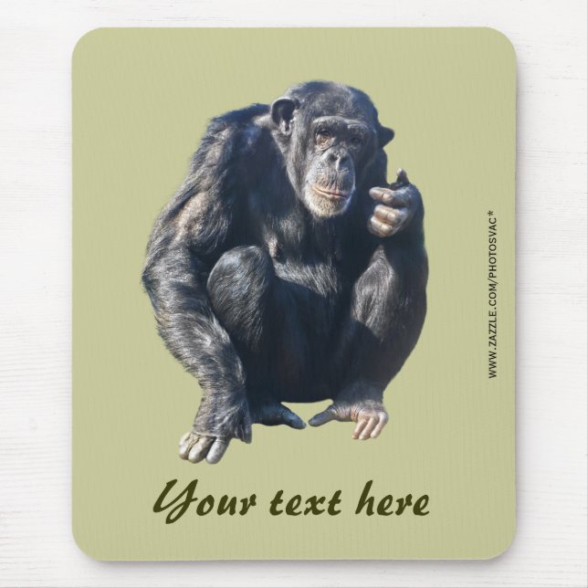 Chimpanzee Mousepad (Front)