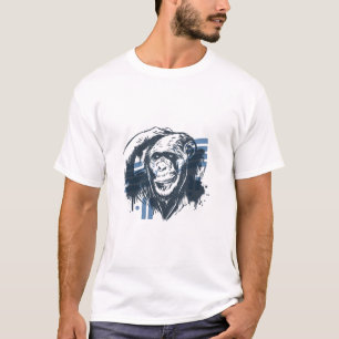 Chimpanzee Pensive Monkey T-Shirt