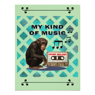 chimpanzee photo print