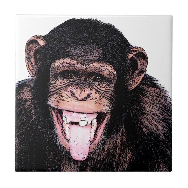 Chimpanzee Tile (Front)