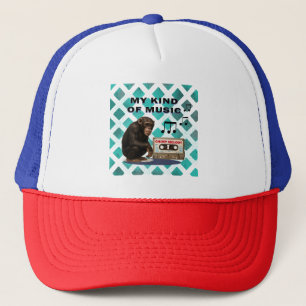 chimpanzee  trucker hat