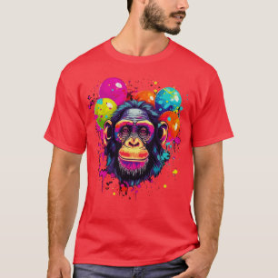 Chimpanzee Valentine Day T-Shirt
