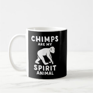 Chimps Are My Spirit Animal Funny Chimpanzee Coffee Mug