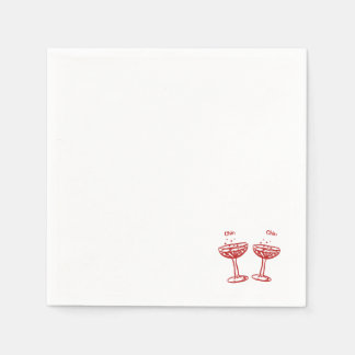 Chin Chin Champagne Party Napkins