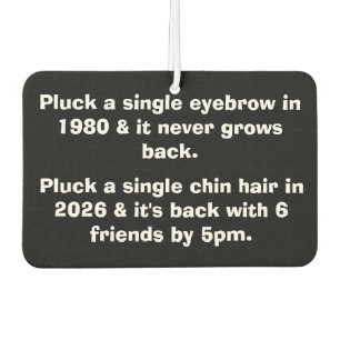 Chin Hair Car Air Freshener