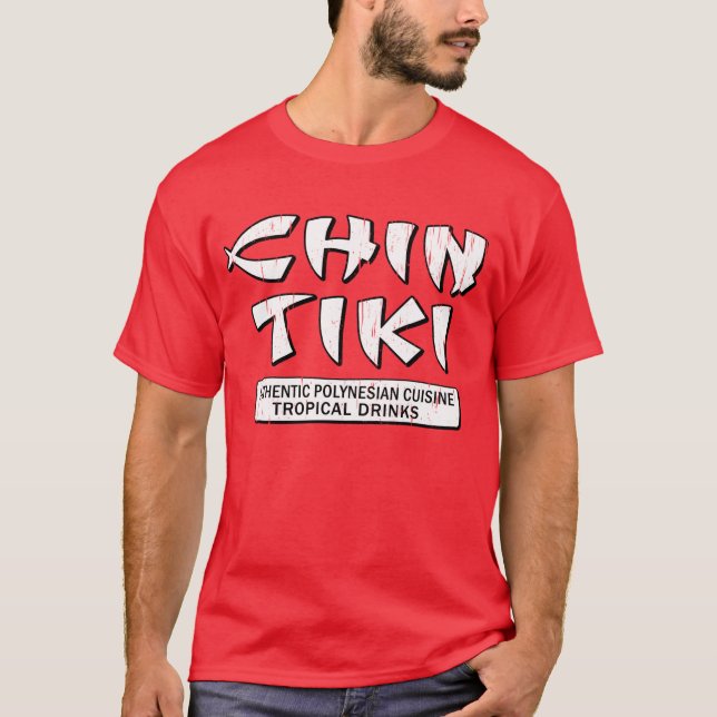 Chin Tiki Detroit T-Shirt (Front)