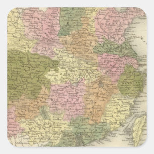 China 14 square sticker