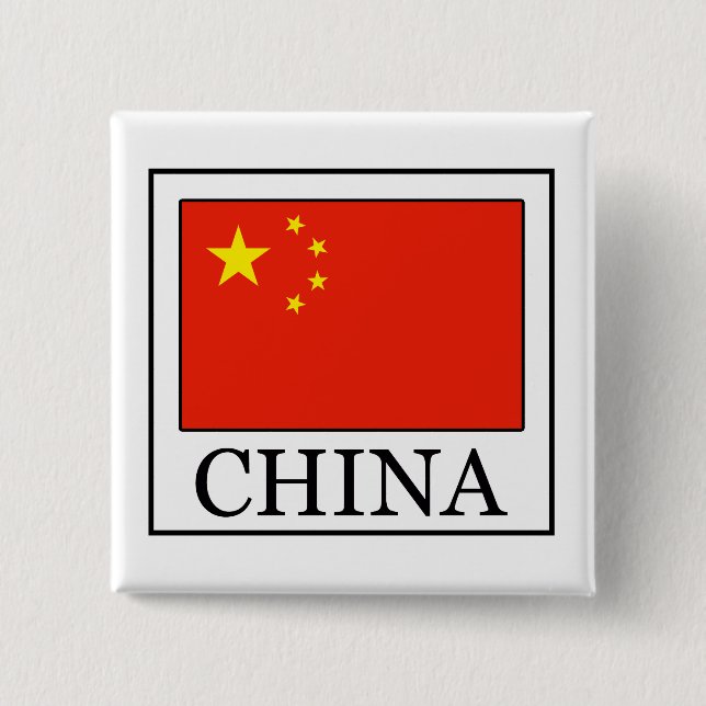 China 15 Cm Square Badge (Front)