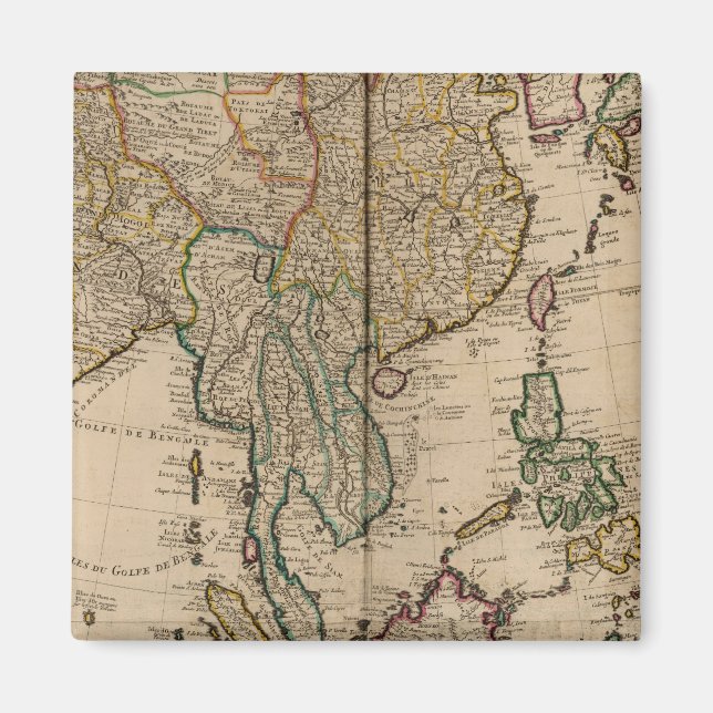 China and India Magnet (Front)