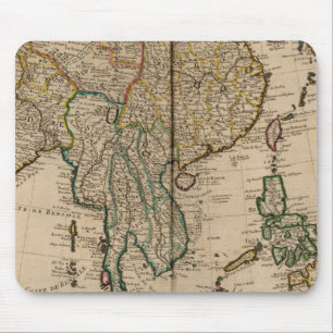 China and India Mouse Mat