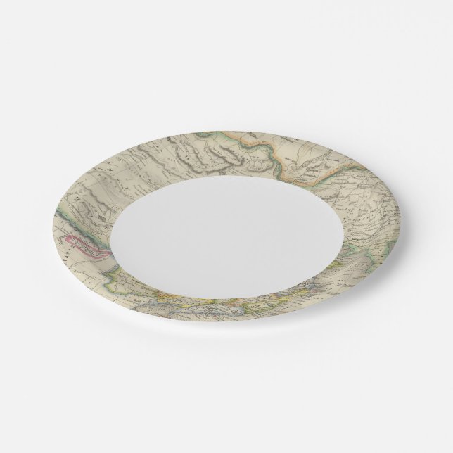 China and Japan Paper Plate (Angled)