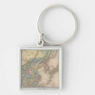 China and Korea Key Ring