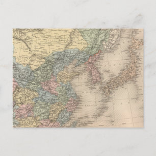 China and Korea Postcard