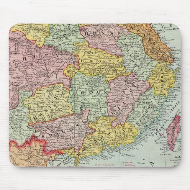 China and Malaysia Mouse Mat (Front)