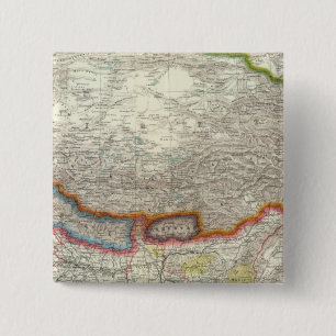 China and Tibet 15 Cm Square Badge