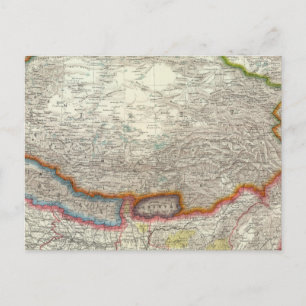 China and Tibet Postcard