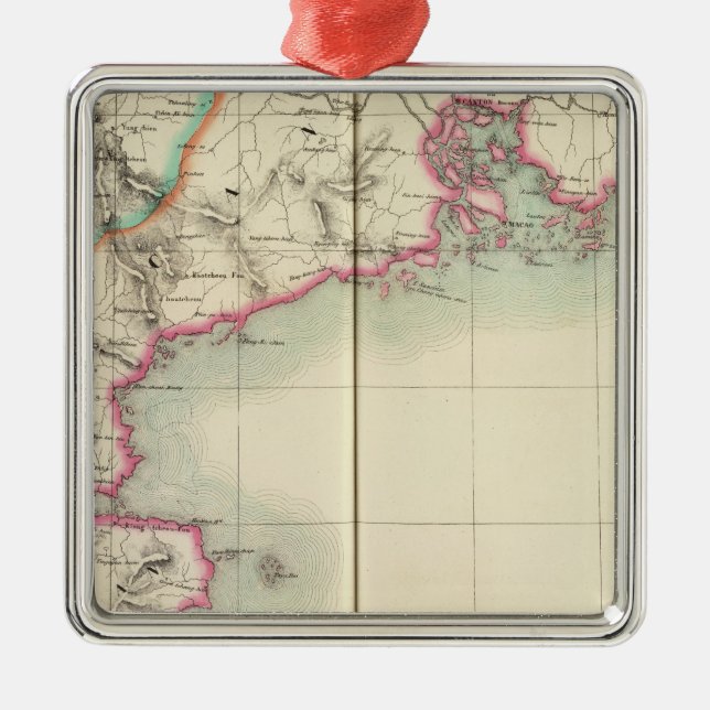 China, Asia 98 Metal Tree Decoration (Front)