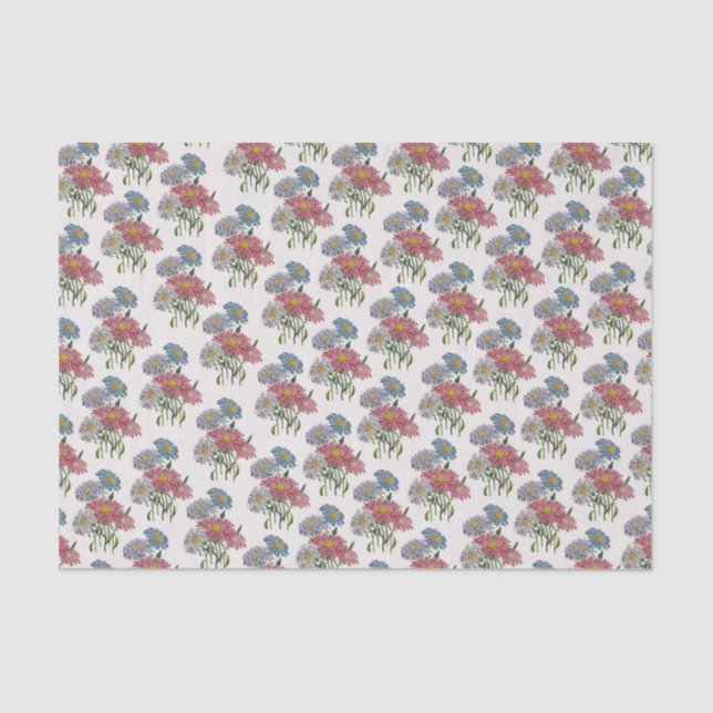 China Asters Tissue Paper (Front)
