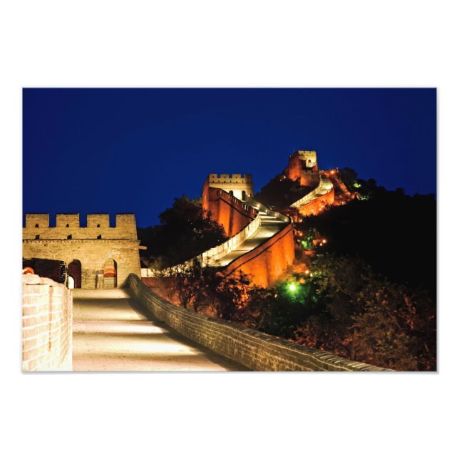 China, Badaling, Great Wall, view of Photo Print (Front)