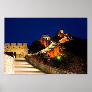 China, Badaling, Great Wall, view of Poster