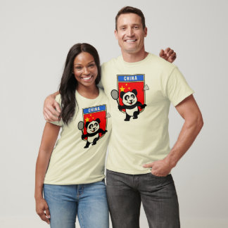 China Badminton Panda T-Shirt